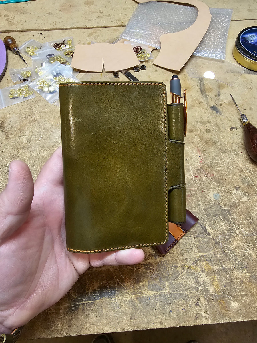 Pen Lock Field Notes Book Template Maker's Leather Supply