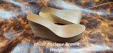 Load image into Gallery viewer, Wooden 10cm Wedge Shoe Base