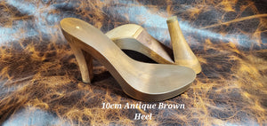 Wooden 10cm Heel Shoe Base