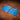 A set of acrylic blue templates for creating a custom `whatever' wallet, laid out on a brown textured leather background.
