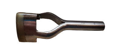 A metal strap end punch tool next to its packaging box with the C.S. Osborne brand visible.