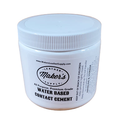 A container of MLS Water Based Contact Cement on a white background.