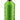 A spool of green bonded nylon thread for sewing machines.