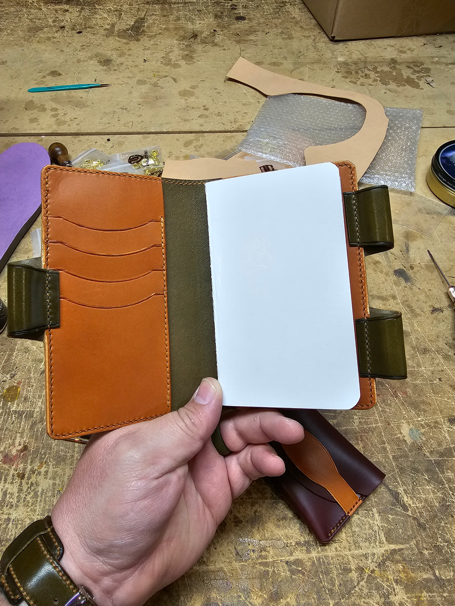 Pen Lock Field Notes Book Template Maker's Leather Supply