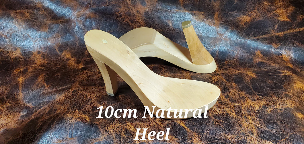 Wooden 10cm Heel Shoe Base