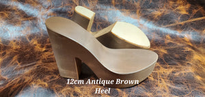Wooden 12cm Heel Shoe Base