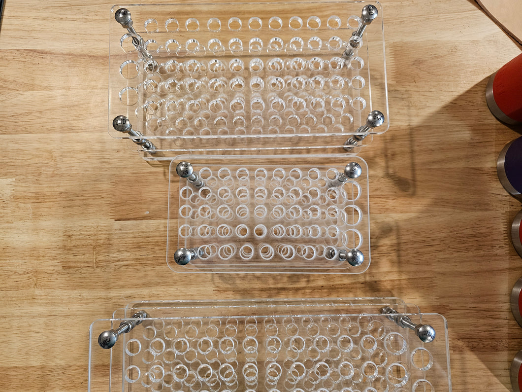 Acrylic stamp and tool rack in 3 sizes