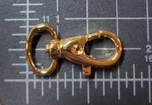 Load image into Gallery viewer, 1/2 &quot; Shiny Gold, Trigger Swivel Snap Hook, Zinc Alloy