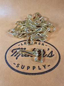 Bag Clasp-Solid Brass 1"