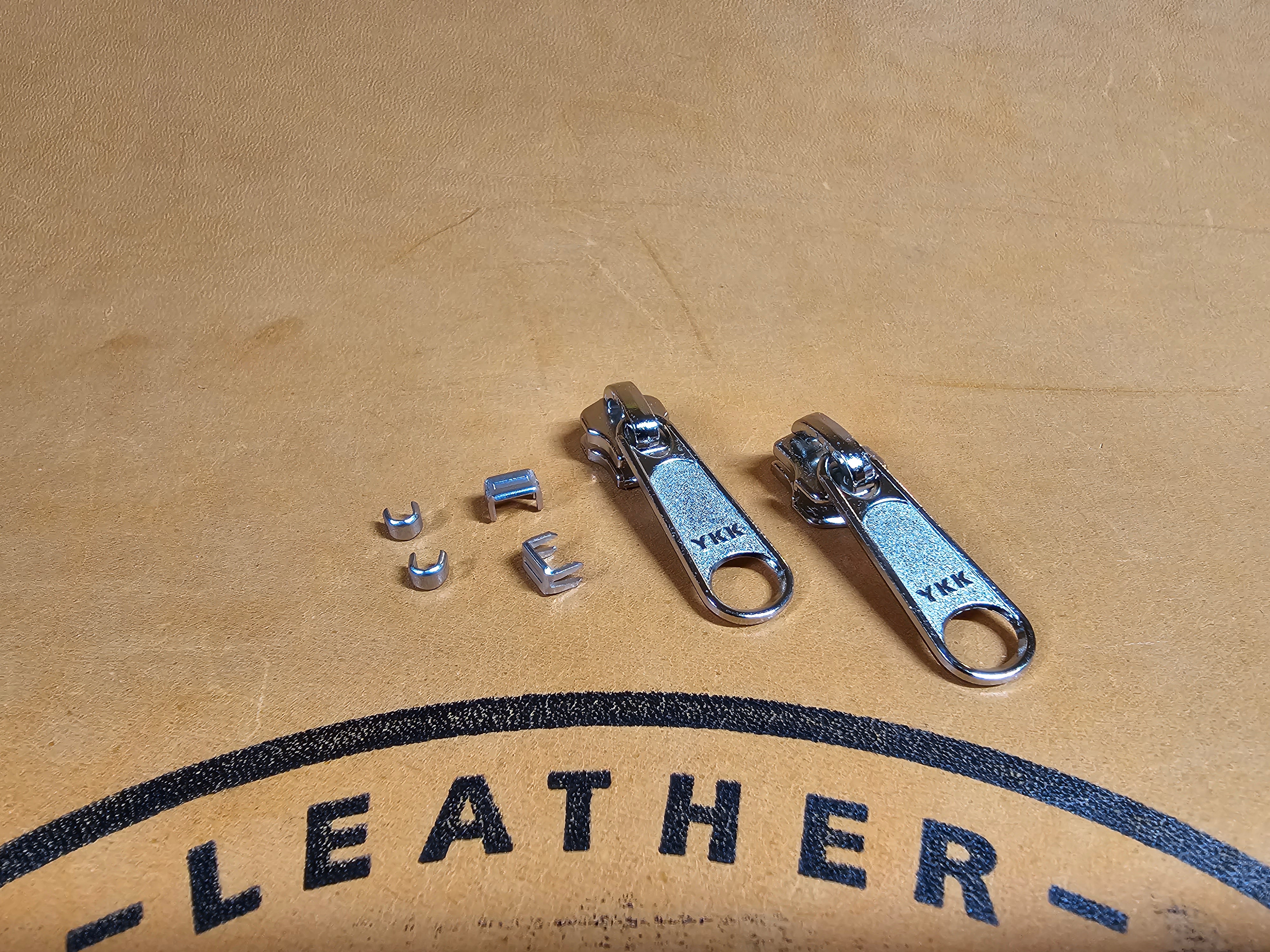 YKK® #5 Nickel Zipper Kit (Stops and Slides) – Maker's Leather Supply