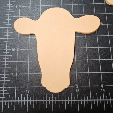 Cow Head Leather Cutouts (5pk)