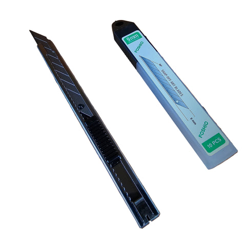 FOSHIO Retractable Utility Knife – 30° Snap-Off Blade (9mm)