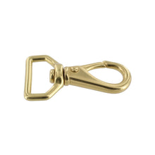 Load image into Gallery viewer, 240 Natural Brass, Swivel Lever Snap, Solid Brass-LL, 1”