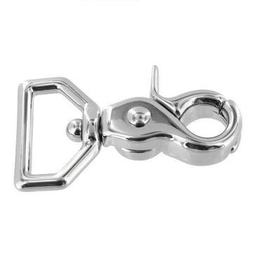 3002A Nickel Plate, Swivel Trigger Snap, Solid Brass-LL