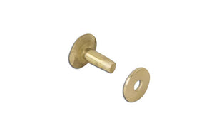 10 pack of Brass Rivets and Burrs #9