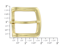 Load image into Gallery viewer, B1049 Natural Brass, Heel Bar Buckle, Solid Brass-LL, Multiple Sizes
