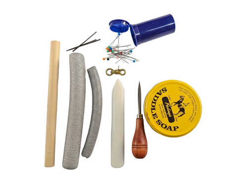 Braiding and knotting tools kit