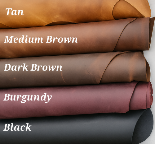 Crazy Horse Pull-Up Leather (6 Color Options)