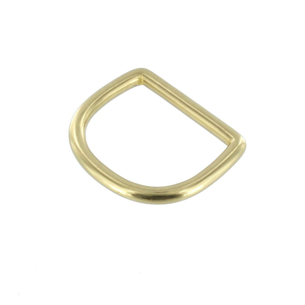 DR0 Natural Brass, D-Ring, Solid Brass-LL, 1
