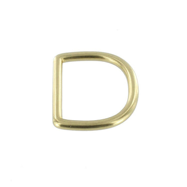 DR0 Natural Brass, D-Ring, Solid Brass-LL, 1"