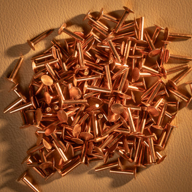 1 lb BOX C.S. Osborne Copper Rivets and Burrs size 1700-12