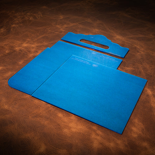 Maker's Fringy Cowhide Bag Template