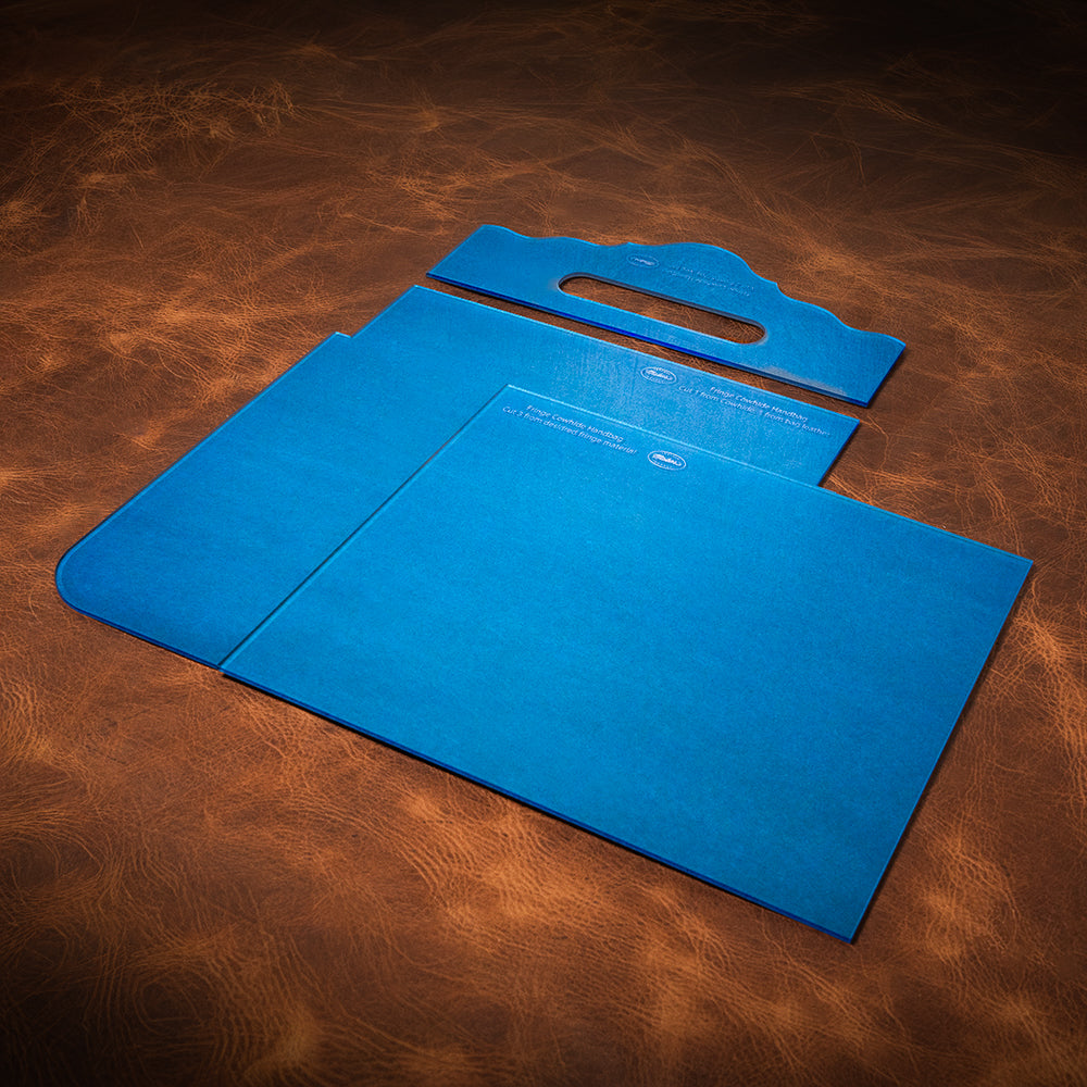 Maker's Fringy Cowhide Bag Template