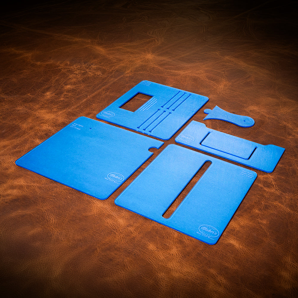Maker's Biker/Trucker Wallet Template Set