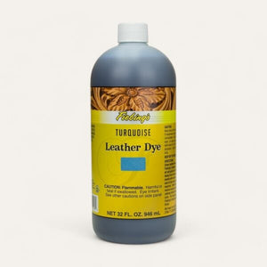 Turquoise Leather Dye