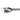Metal pointed end strap punch tool on a white background