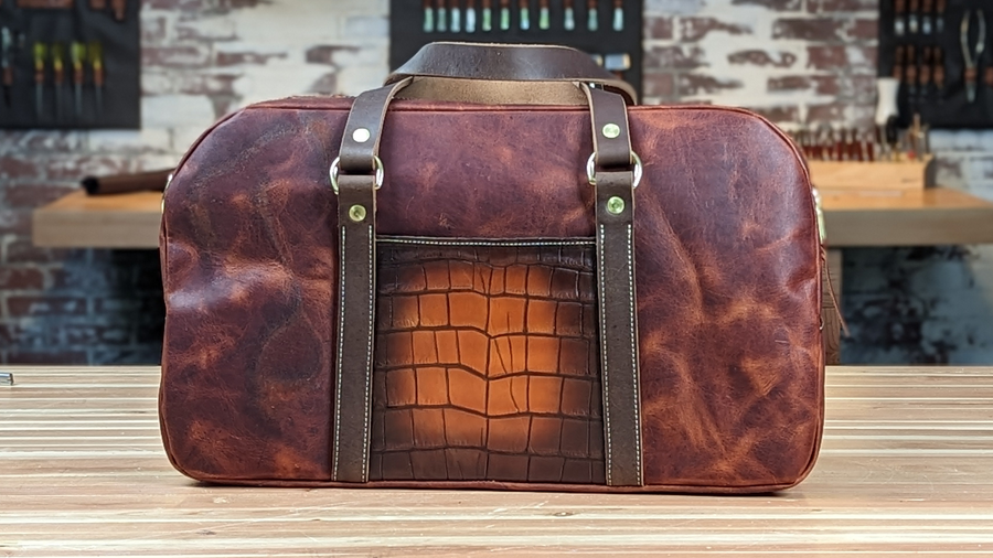 Leatherworking class photo