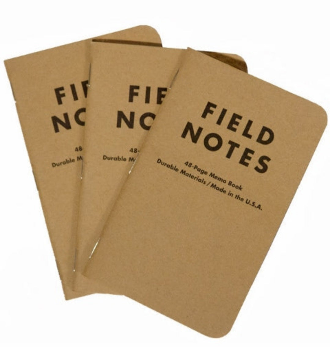 Field Notes Brand Memo Book (3pk) Mixed – Maker's Leather Supply