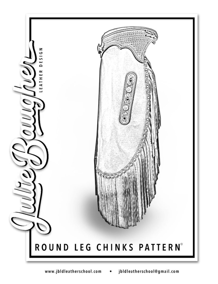 Round Leg Chinks Chap Pattern Pack Maker's Leather Supply