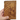 A hand holding a small brown leather notebook with a skull and web pattern.