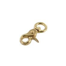 Load image into Gallery viewer, 3012A 3/8&quot; Natural Brass, Extra Mini Swivel Trigger Snap, Solid Brass-LL