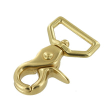 Load image into Gallery viewer, 3002A Natural Brass, Swivel Trigger Snap, Solid Brass-LL, Multiple Sizes