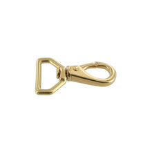 Load image into Gallery viewer, 230 3/4&quot; Natural Brass, Swivel Lever Snap, Solid Brass-LL