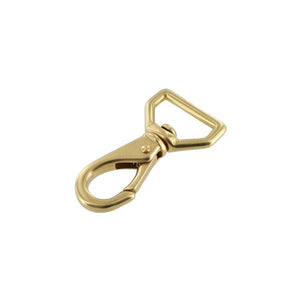 230 3/4" Natural Brass, Swivel Lever Snap, Solid Brass-LL