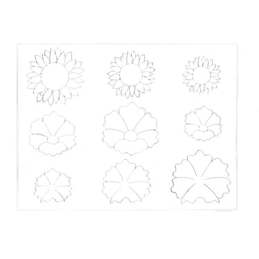 MakerAid® Flowers #1 Easy Trace Reusable Pattern 78904-19