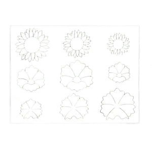 MakerAid® Flowers #1 Easy Trace Reusable Pattern 78904-19