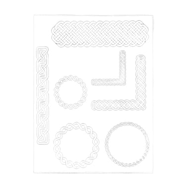 MakerAide® Celtic Circles and Borders Easy Trace Reusable Patterns 78904-03
