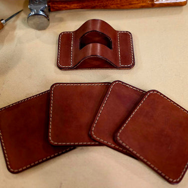 Clicked Out Coaster Set with Stand
