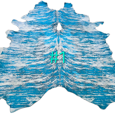 Hair-On Cowhide – Hairy Extravaganza COLOR SPLASH ACID WASH