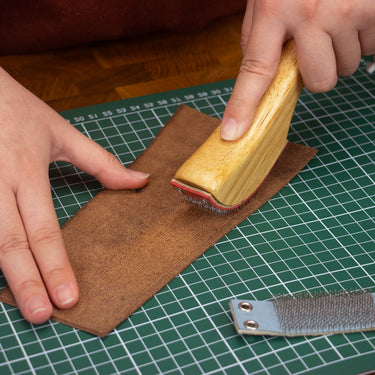 Wooden Leather Rougher