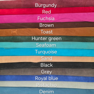 Suede Double Butts in a Range of Rich Colors