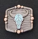 (5) Turquoise Buffalo Skull ANP/ACP 2" - 1996812