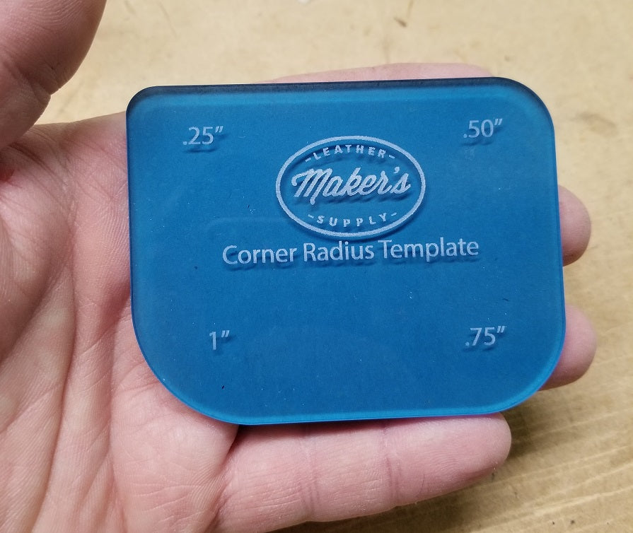 Corner radius card – Maker's Leather Supply