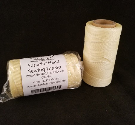 MLS Superior Hand Sewing Thread, Cream