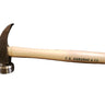 A premium hammer with a smooth face and a wooden handle that has 'C.S. Osborne & Co' engraved on it, placed on a white background.