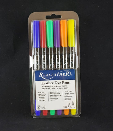 Leather Dye Pens, Basic Colors